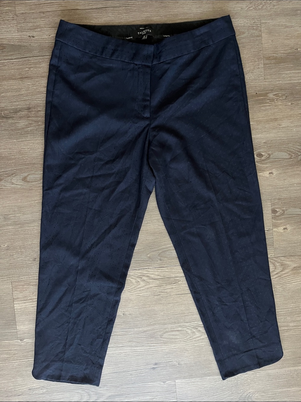 TALBOTS Cropped Straight-Leg Dress Pants